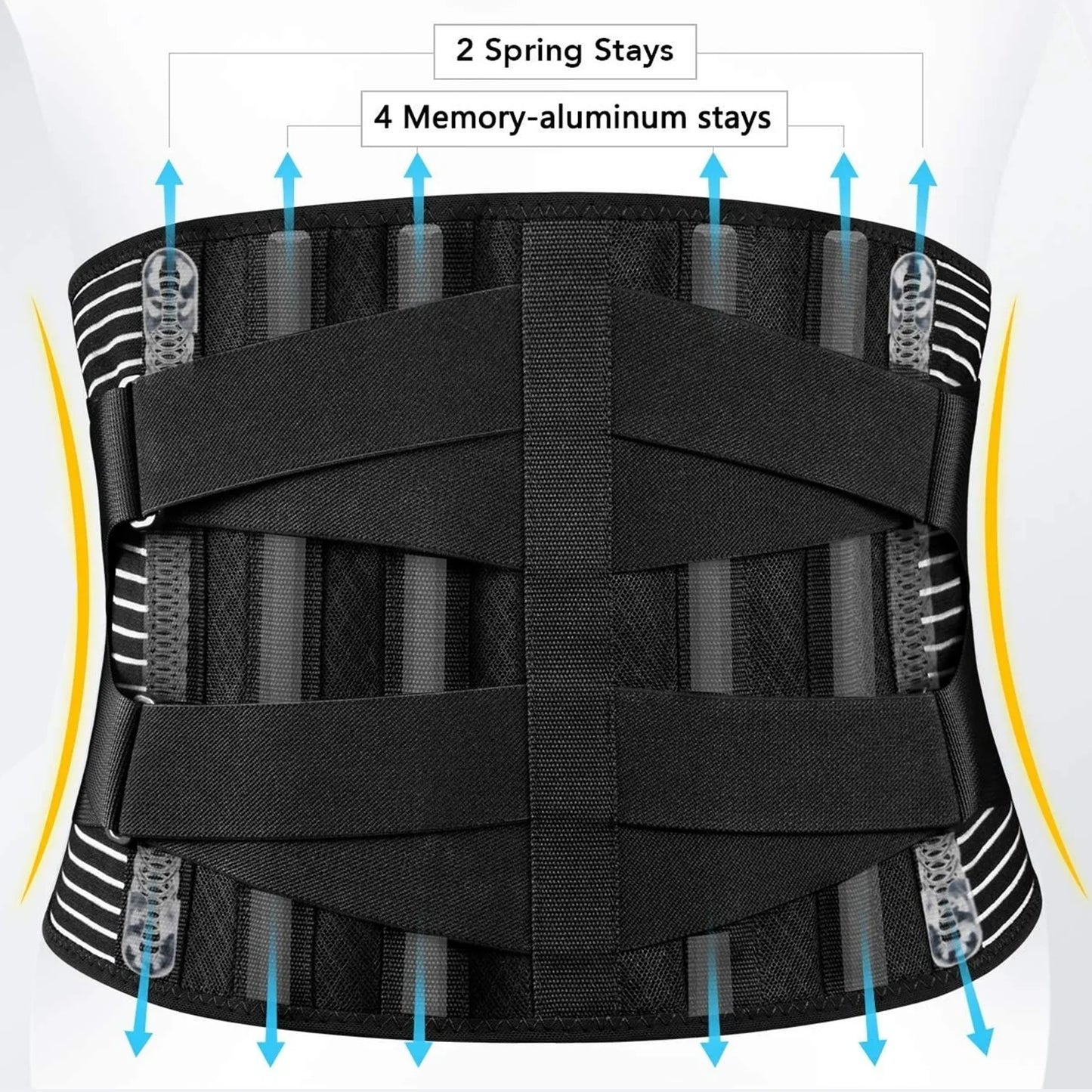 Pro Relief™ Advanced Lumbar Support Belt – Adjustable Back Brace for Pain Relief, Posture & Injury Recovery (Men & Women)
