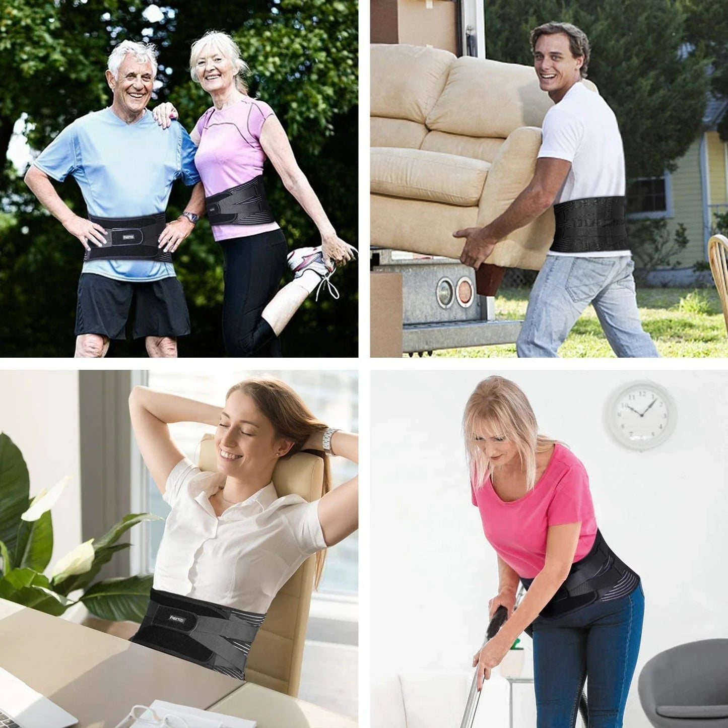Pro Relief™ Advanced Lumbar Support Belt – Adjustable Back Brace for Pain Relief, Posture & Injury Recovery (Men & Women)