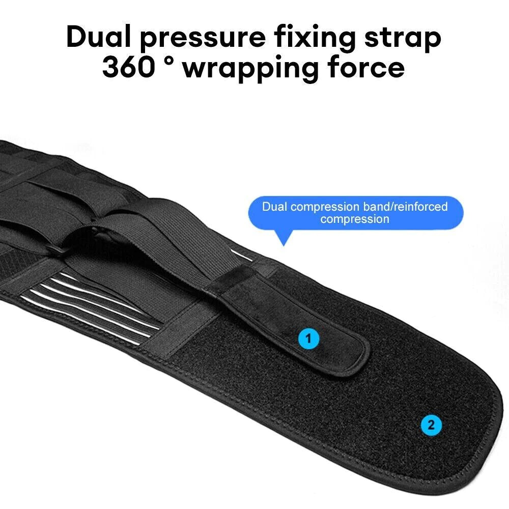 Pro Relief™ Advanced Lumbar Support Belt – Adjustable Back Brace for Pain Relief, Posture & Injury Recovery (Men & Women)