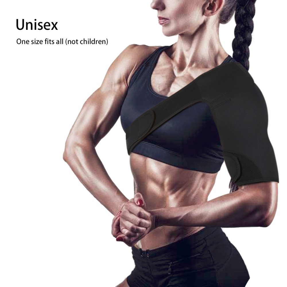 FlexiShield™ Shoulder Brace – Adjustable Compression Sleeve for Rotator Cuff, AC Joint & Sports Injury Relief (Men & Women)
