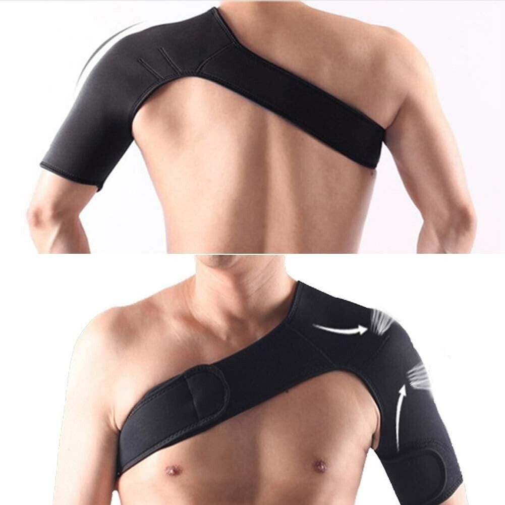 FlexiShield™ Shoulder Brace – Adjustable Compression Sleeve for Rotator Cuff, AC Joint & Sports Injury Relief (Men & Women)