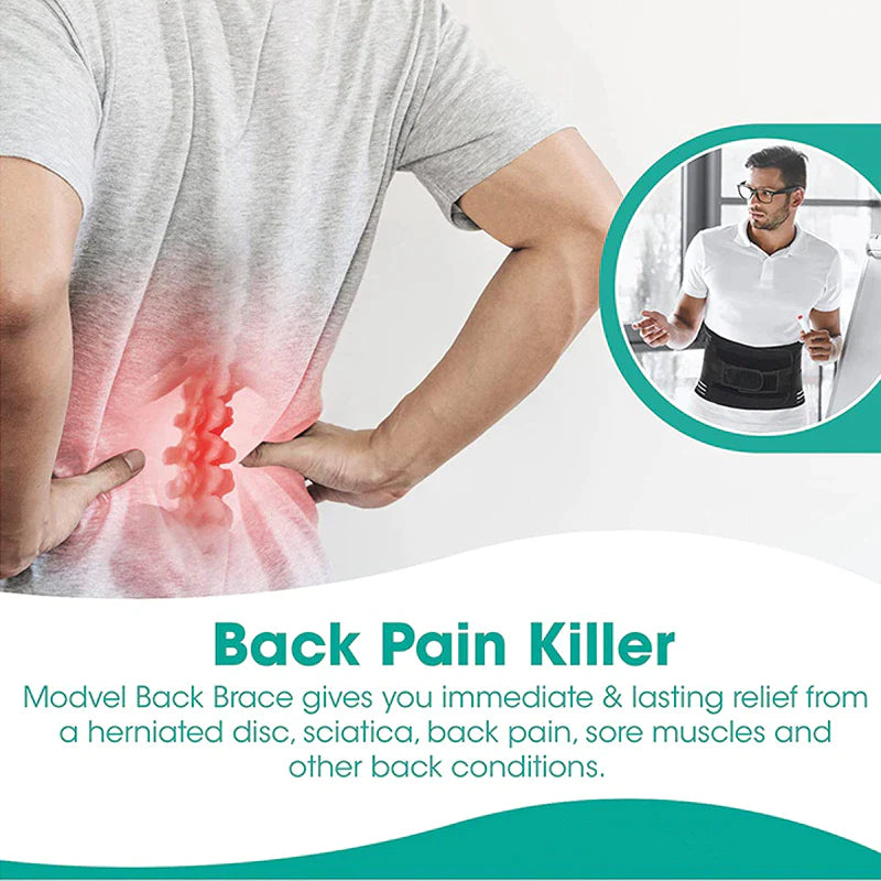 Pro Relief™ Advanced Lumbar Support Belt – Adjustable Back Brace for Pain Relief, Posture & Injury Recovery (Men & Women)