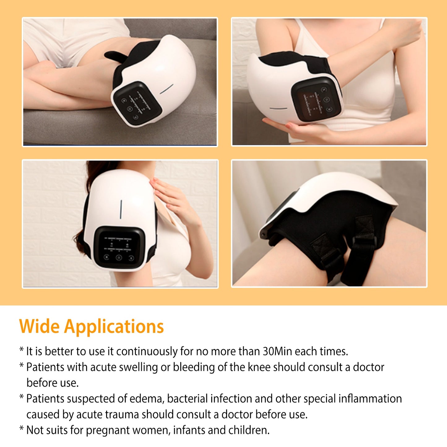 NovaRelief Heated Knee Recovery Wrap