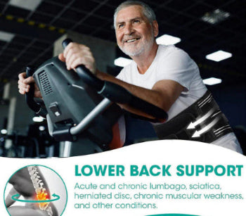 Pro Relief™ Advanced Lumbar Support Belt – Adjustable Back Brace for Pain Relief, Posture & Injury Recovery (Men & Women)