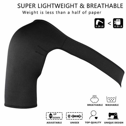 FlexiShield™ Shoulder Brace – Adjustable Compression Sleeve for Rotator Cuff, AC Joint & Sports Injury Relief (Men & Women)