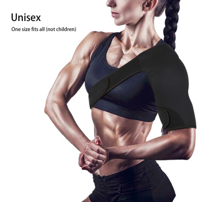 FlexiShield™ Shoulder Brace – Adjustable Compression Sleeve for Rotator Cuff, AC Joint & Sports Injury Relief (Men & Women)