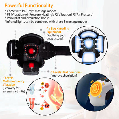 NovaRelief Heated Knee Recovery Wrap
