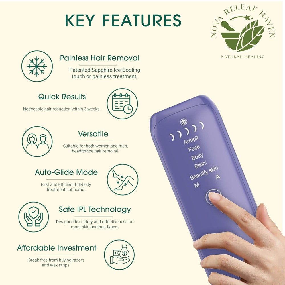 Nova Smooth IPL Laser Hair Removal Pro