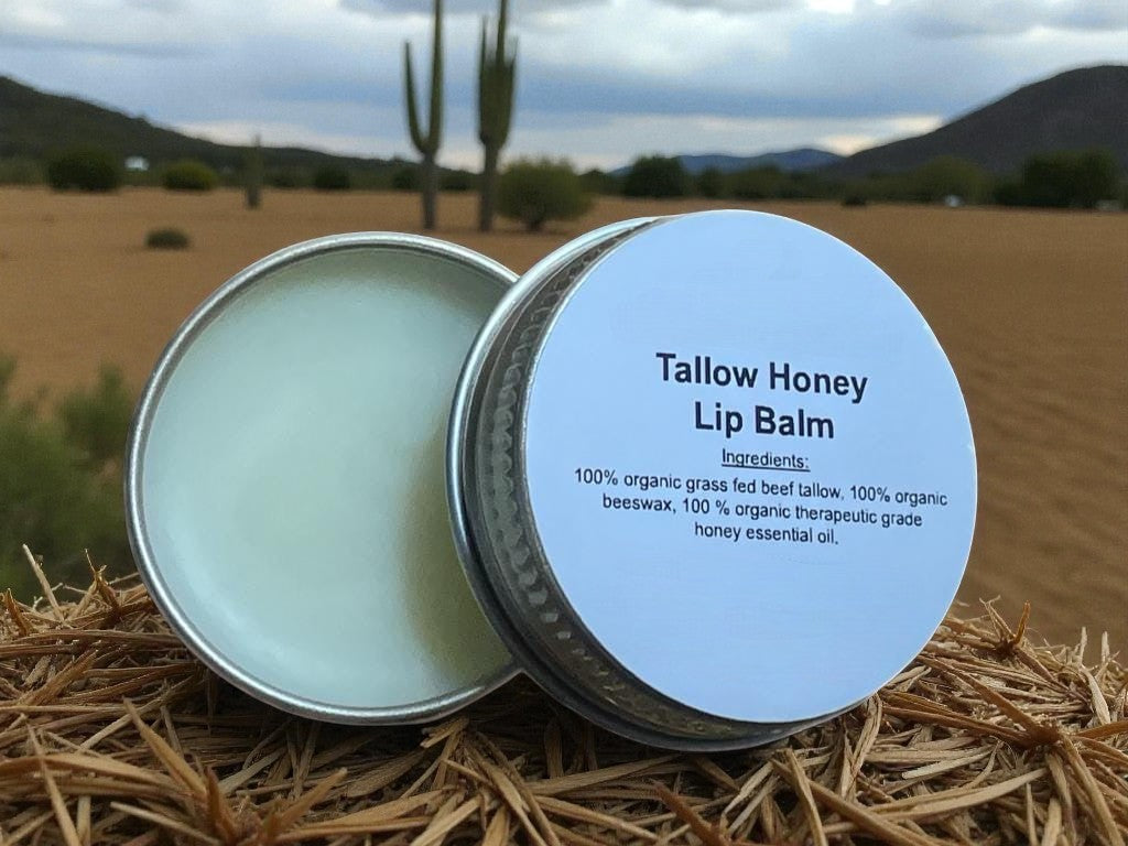 Organic Grass-Fed Tallow Lip Balm