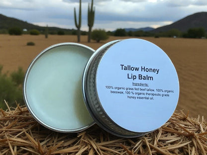 Organic Grass-Fed Tallow Lip Balm