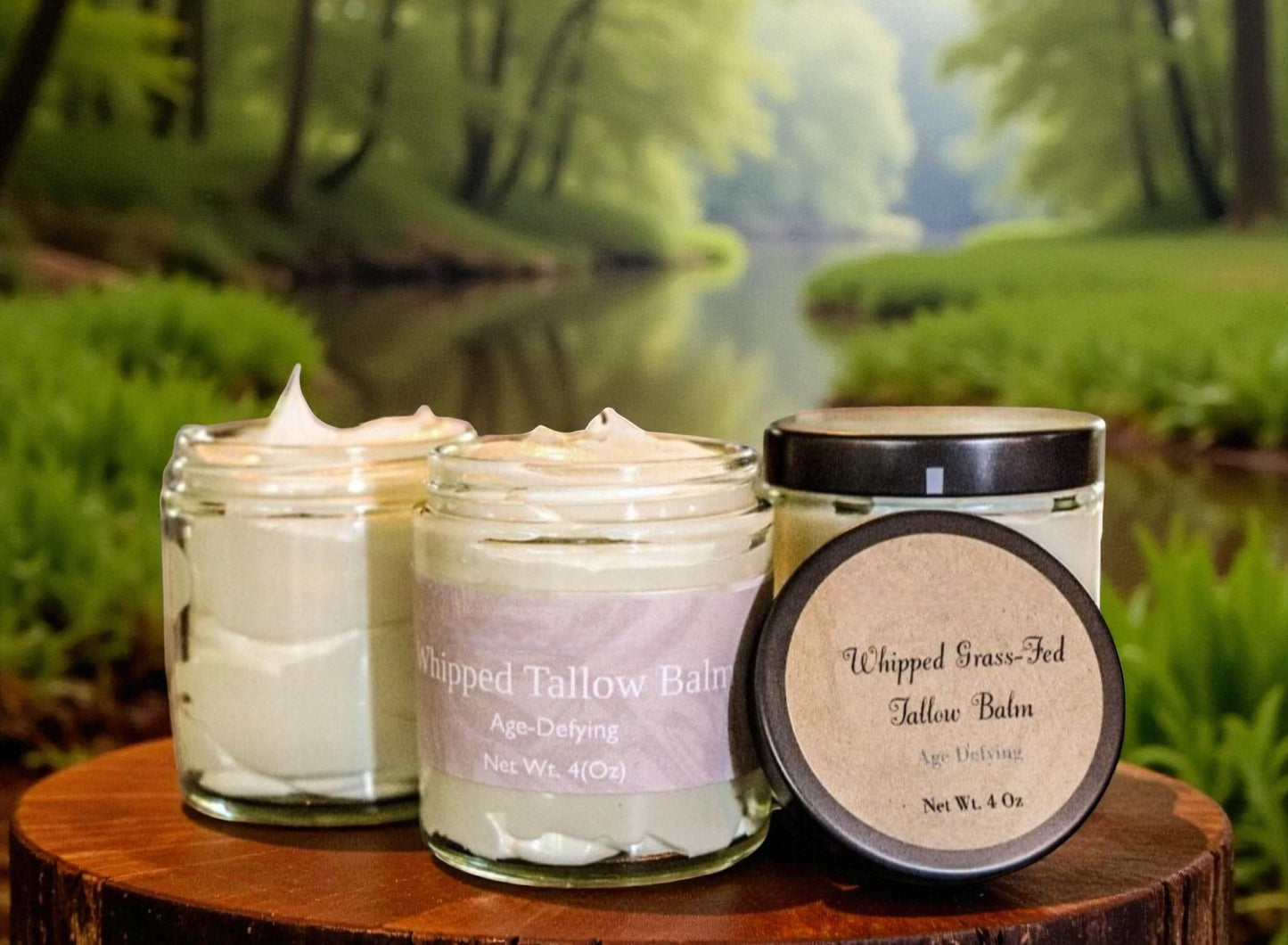 Premium Whipped Organic Grass-Fed Tallow Body Butter