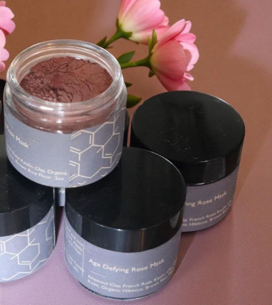 Organic Botanical Clay Face Mask – Detox, Brighten & Rejuvenate Naturally
