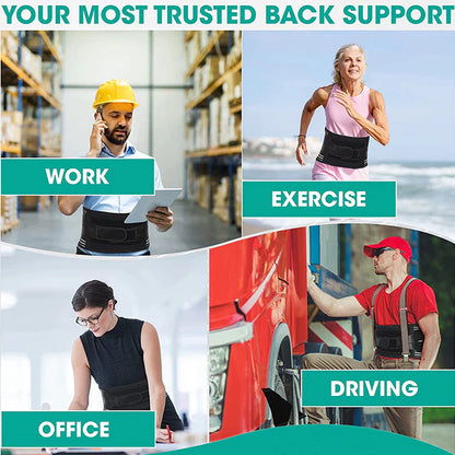 Pro Relief™ Advanced Lumbar Support Belt – Adjustable Back Brace for Pain Relief, Posture & Injury Recovery (Men & Women)