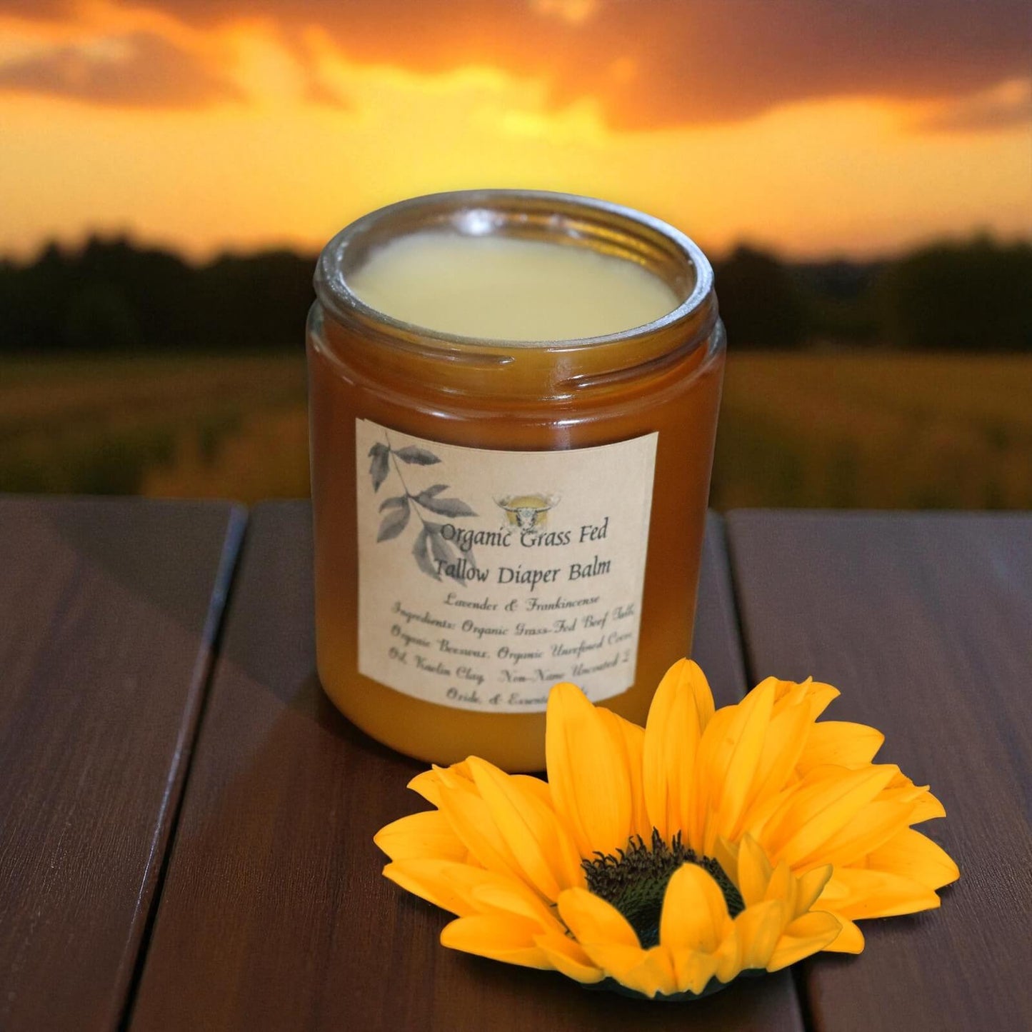 Organic Grass-Fed Tallow Diaper Balm