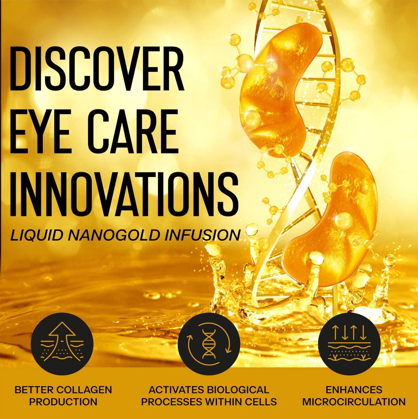 GoldenGlow 24K Under-Eye Patches